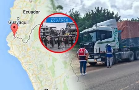 SUTRN retomar control fronterizo en la zona lmite entre Tumbes y Ecuador.