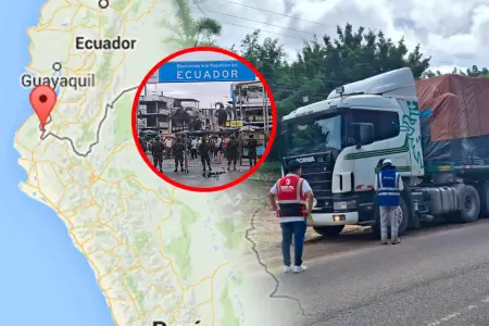 SUTRN retomar control fronterizo en la zona lmite entre Tumbes y Ecuador.