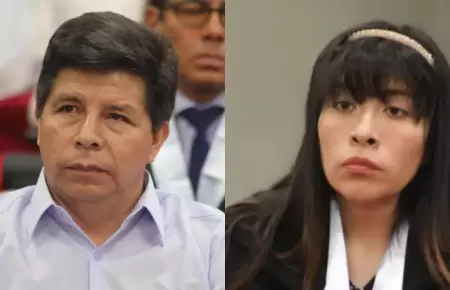 Pedro Castillo y Betssy Chvez salvaron la inhabilitacin por 10 aos.