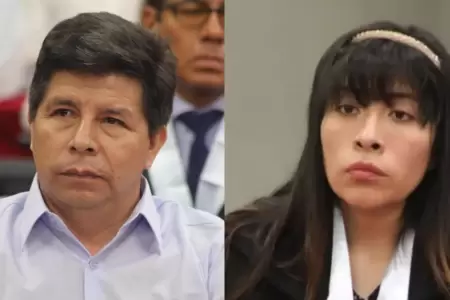 Pedro Castillo y Betssy Chvez salvaron la inhabilitacin por 10 aos.