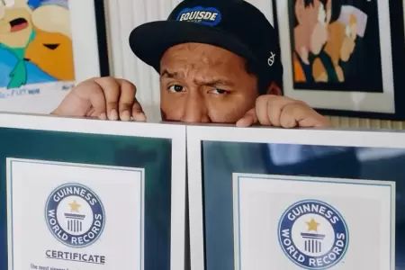 Jorge Luna hace historia con dos Rcords Guinness