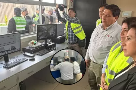 Ministros inspeccionan control fronterizo Santa Rosa