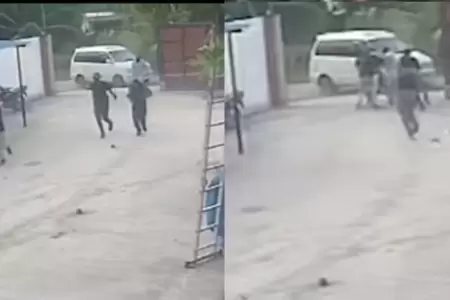 Momento del secuestro del empresario peruano en Bolivia.