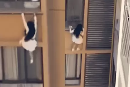 Mujer escap por ventana para evitar ser descubierta por la esposa de su amante