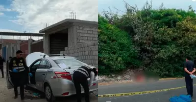 Cuerpo sin vida fue hallado al interior del vehculo