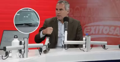 Rafael Belaunde Llosa se pronuncia tras sufrir atentado