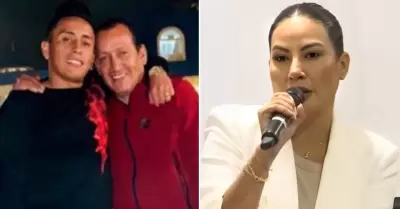 Pamela Lpez echa al pap de Christian Cueva