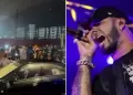 Ate: Retraso del concierto de Anuel AA provoca enojo de fans y congestin vehicular en la av. Javier Prado Este