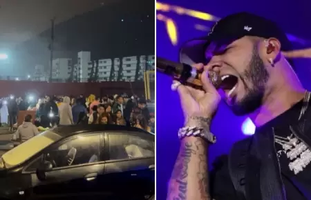 Retraso del concierto de Anuel AA