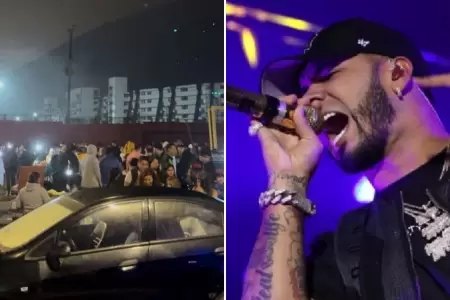 Retraso del concierto de Anuel AA