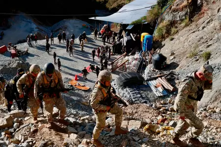 Presencia militar garantizada en Pataz.