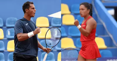 Juan Pablo Varillas y Lucciana Prez se alzaron con medallas de oro en Bolivaria