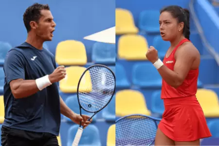 Juan Pablo Varillas y Lucciana Prez se alzaron con medallas de oro en Bolivaria