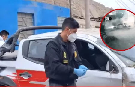 Conductor perdi� el control por huir de criminales en SMP