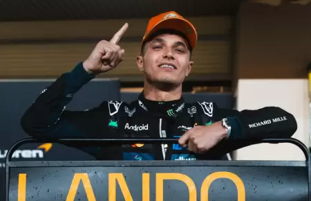 Lando se convirti en campen de la Frmula 1.