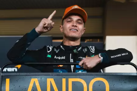 Lando se convirti en campen de la Frmula 1.