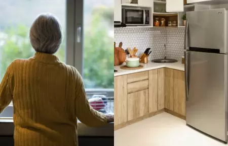 Anciana muri aplastada por una refrigeradora en su casa.