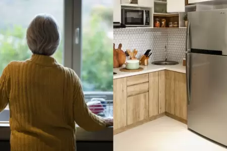 Anciana muri aplastada por una refrigeradora en su casa.