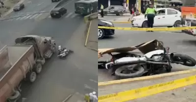 Suboficial de la PNP perdi la vida en la Panamericana Norte.