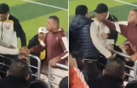 Puma Carranza agrede a hincha y a Pedro Garca