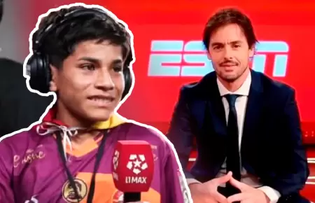 Referente del periodismo deportivo manda emotivo mensaje a Cliver Huamn.