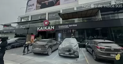 Ataque con artefacto en pleno Miraflores