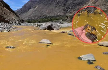 Ro Tambo se tie de amarillo por presuntos revales mineros en Moquegua.