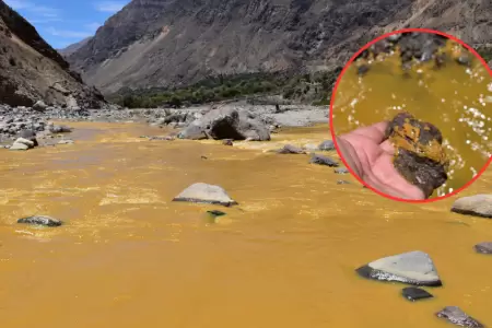 Ro Tambo se tie de amarillo por presuntos revales mineros en Moquegua.