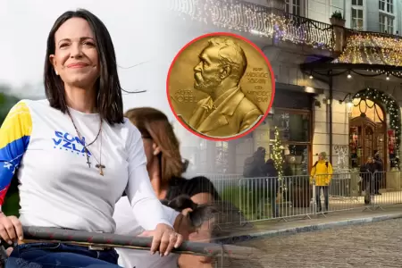 Instituto Nobel cancel� la conferencia de prensa de Mar�a Corina Machado previo
