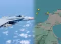 Aviones de combate F-18 de Estados Unidos ingresan a espacio a�reo de Venezuela durante 40 minutos