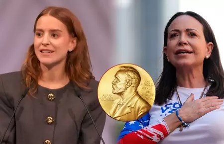 Hija de Mara Corina Machado acepta el premio Nobel de la Paz tras ausencia de s
