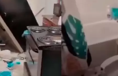 Nio destroza su hogar porque mam le quit su celular.