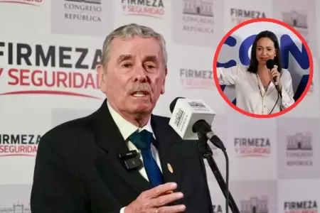 Fernando Rospigliosi envi� saludo a Mar�a Corina Machado