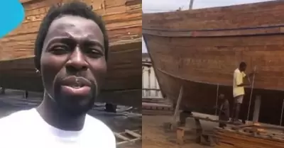 Hombre en frica asegura haber recibido un llamado divino para construir arcas.