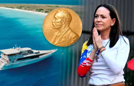 Mara Corina Machado sali de Venezuela con un barco para evitar persecucin.