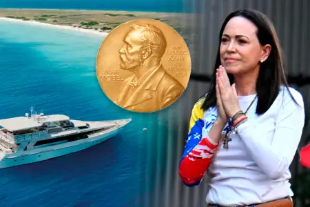 Mara Corina Machado sali de Venezuela con un barco para evitar persecucin.