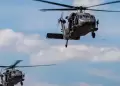 Per refuerza su equipamiento contra el narcotrfico: Recibi tres helicpteros Black Hawk de Estados Unidos
