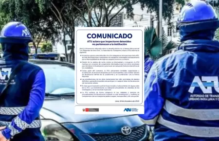 ATU aclar que detenidos no son sus trabajadores