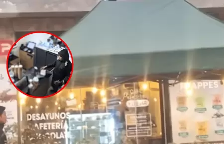 Delincuentes armados asaltaron cafetera en Chorrillos