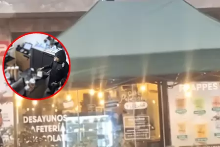 Delincuentes armados asaltaron cafetera en Chorrillos