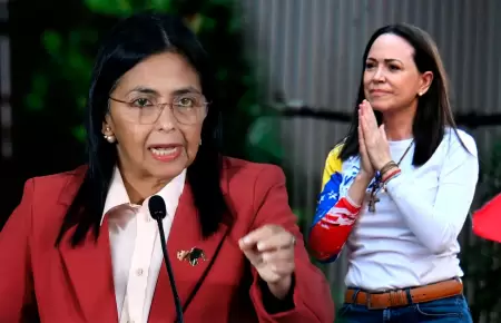 Vicepresidenta Delcy Rodrguez intent minimizar la premiacin del Nobel.