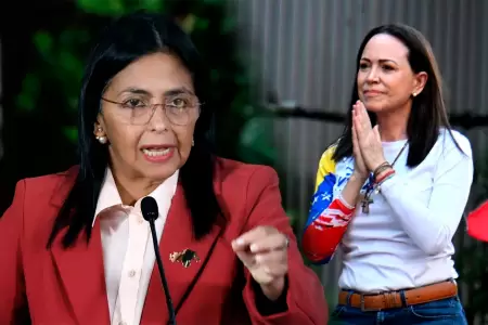 Vicepresidenta Delcy Rodrguez intent minimizar la premiacin del Nobel.