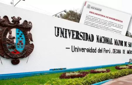 San Marcos se declara en emergencia ante falta de presupuesto.