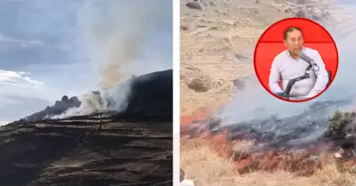 Voraz incendio forestal caus estragos en Viac