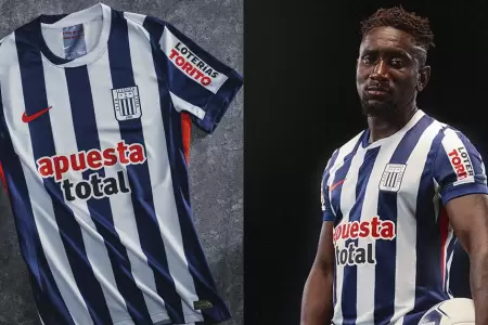 Alianza Lima present� su nueva camiseta para el 2026.