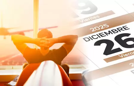 Da no laborable el 26 de diciembre.