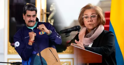 Canciller colombiana afirma que asilaran a Maduro si sale de Venezuela.