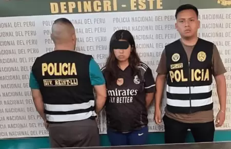 Capturan en Trujillo a 'Mueca Mabel'