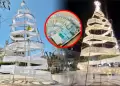 rbol navideo en Chiclayo genera crticas: regidores cuestionan gasto de S/20 mil y gestin de Janet Cubas