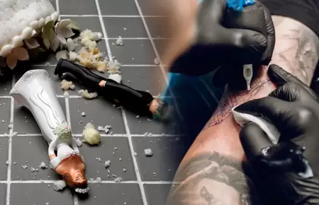 Cancela boda porque novio no borr su tatuaje.